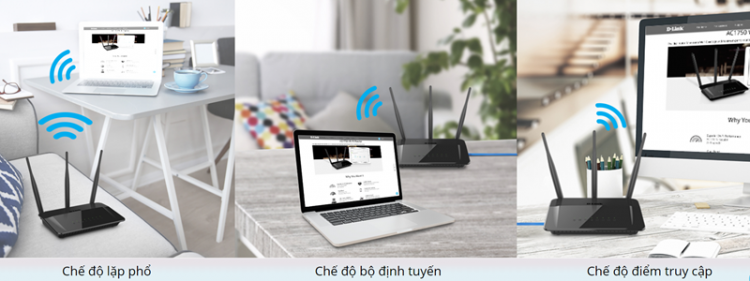 Mua Thiết bị phát Wifi D-link băng tần kép DIR-809 ở đâu uy tín